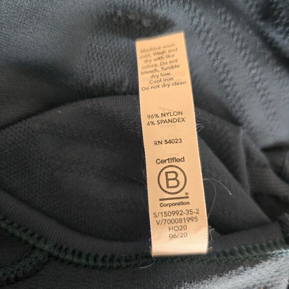 Athleta Speedlight Seamless Top Teal Small - Picture 12 of 12